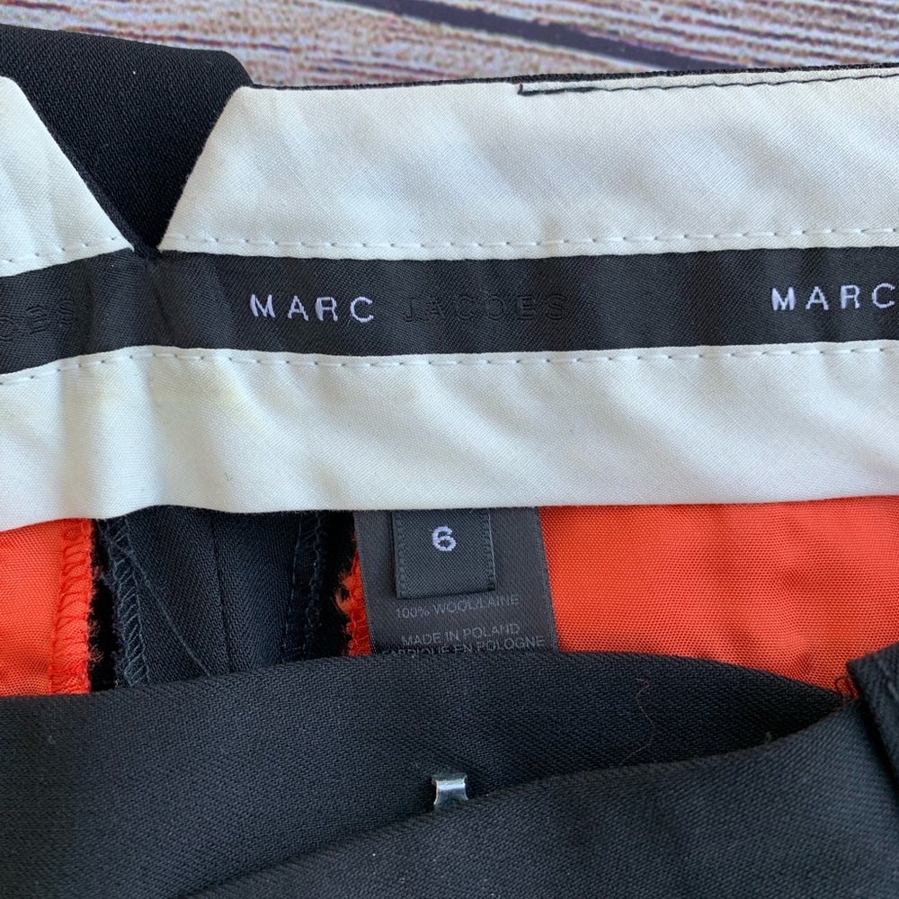 Marc Jacobs Black Trousers with Orange Stripe 0035 - Picture 6 of 6